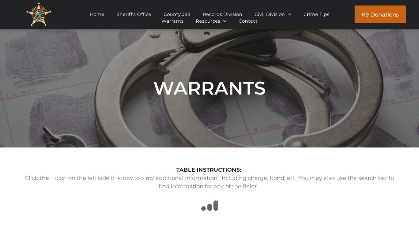 WARRANTS - Madison County Sheriff's Department